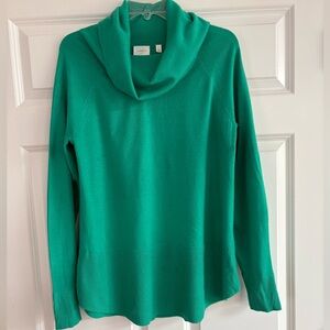 Cyrus Green Cowl Neck Sweater